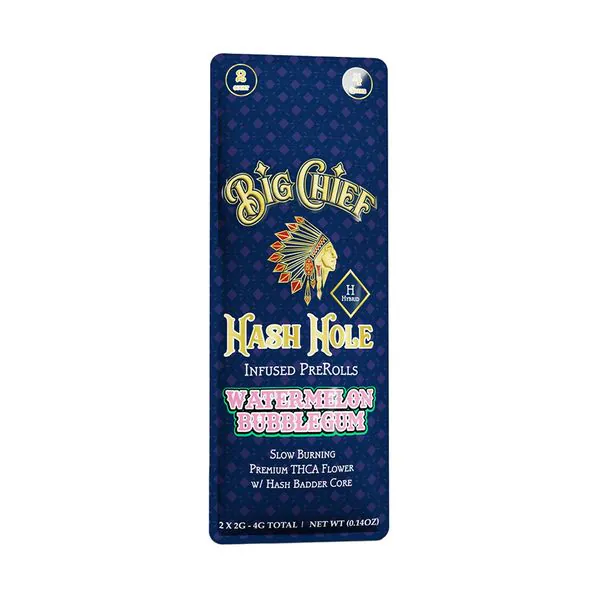 BIG CHIEF - THCA HASH HOLE PREROLLS - 2 X 2G - Image 5