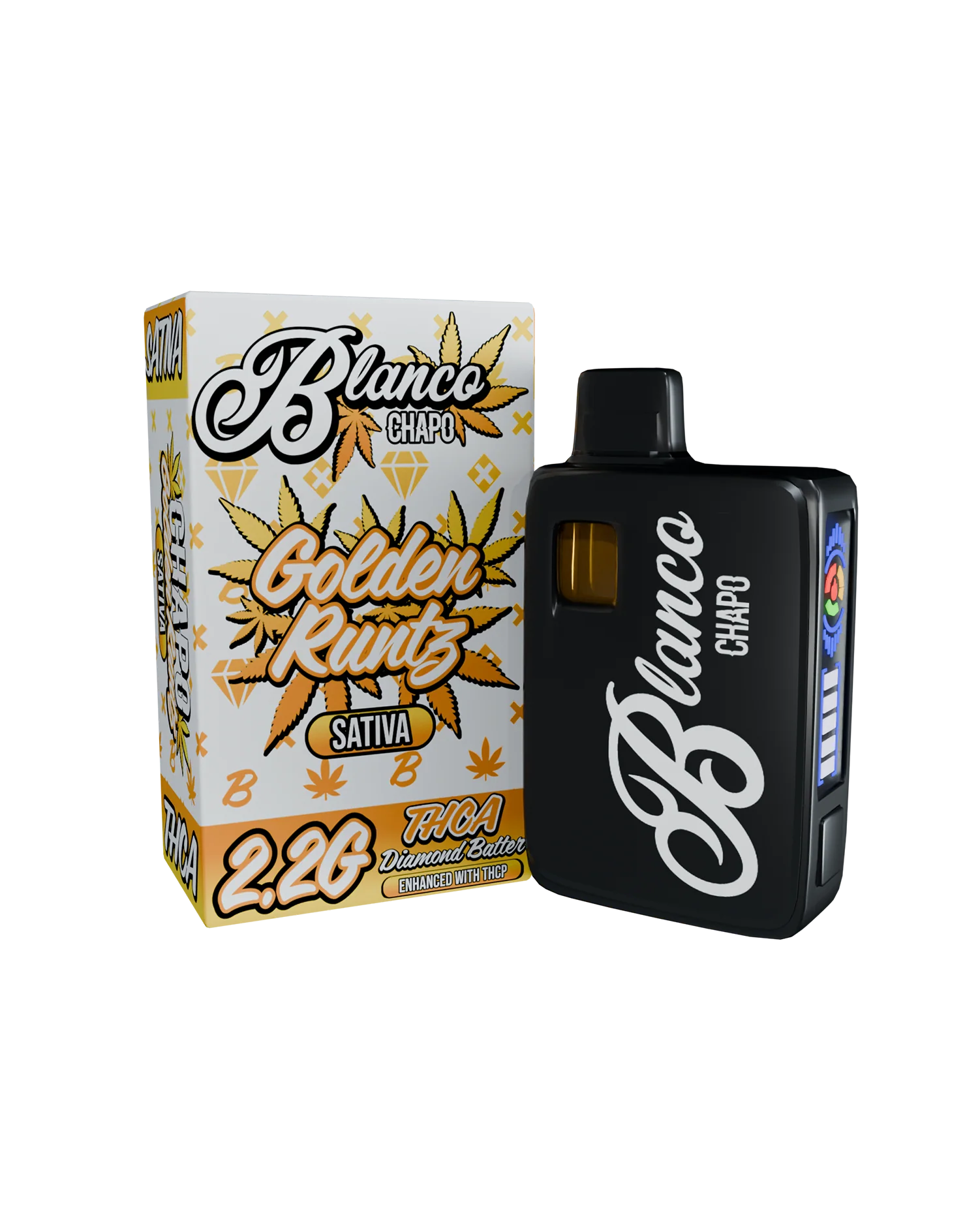 CHAPO: BLANCO THCA DIAMOND BATTER DISPOSABLE - 2.2G - Image 3