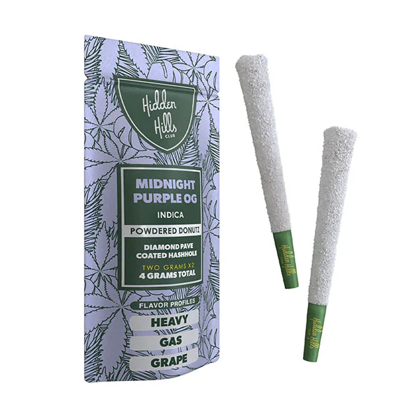 HIDDEN HILLS: POWDERED DONUTZ DIAMOND COATED HASHHOLES - 4G - Image 4