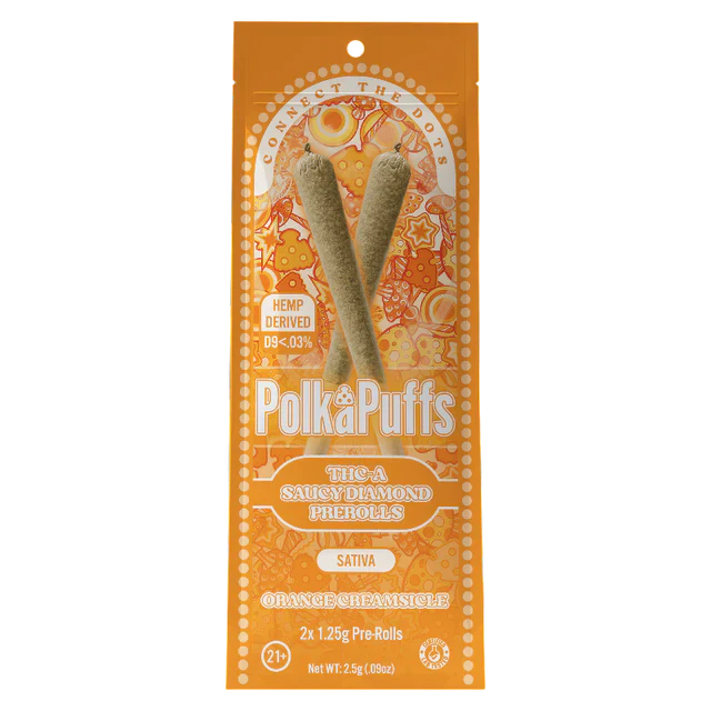 POLKADOT: POLKA PUFF THCA PREROLLS - 2.5G - Image 6