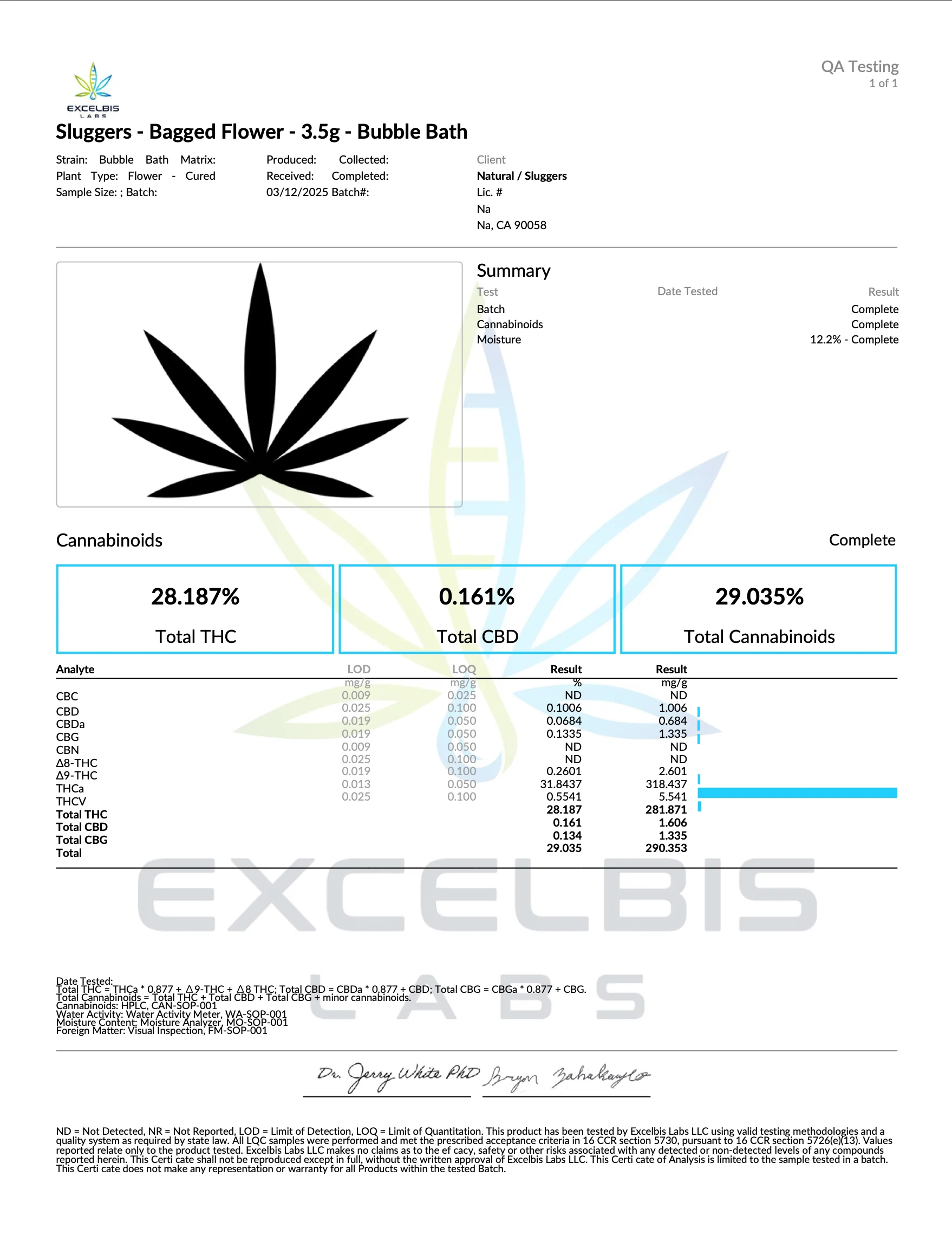 SLUGGERS HIT: PREMIUM INDOOR THCA FLOWER - 3.5G - Image 7