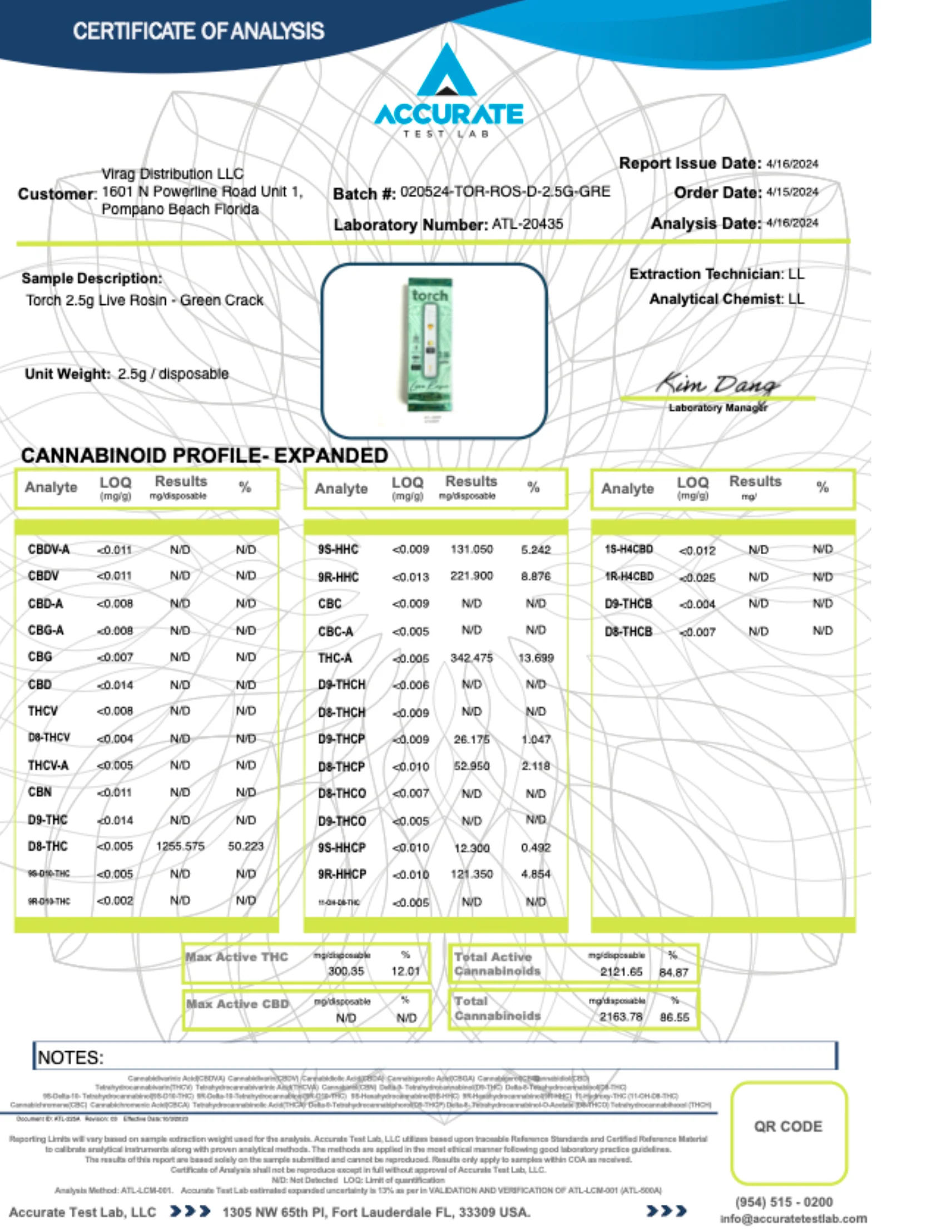 TORCH : THC-A DIAMOND INFUSED PREMIUM DISPOSABLE - 2.5G - Image 14
