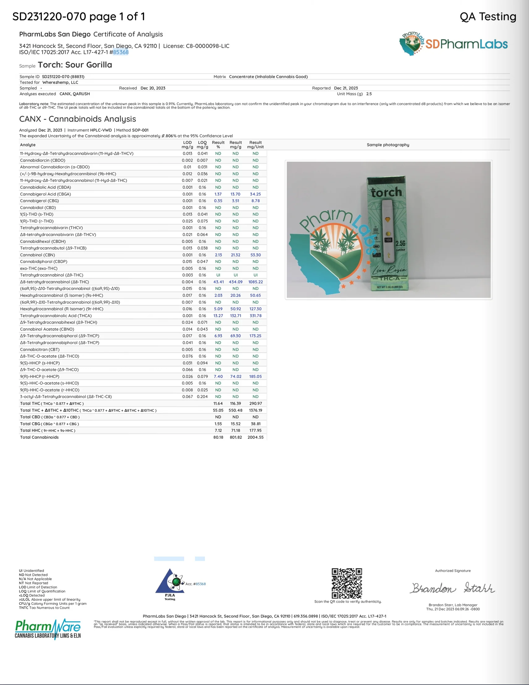 TORCH : THC-A DIAMOND INFUSED PREMIUM DISPOSABLE - 2.5G - Image 19