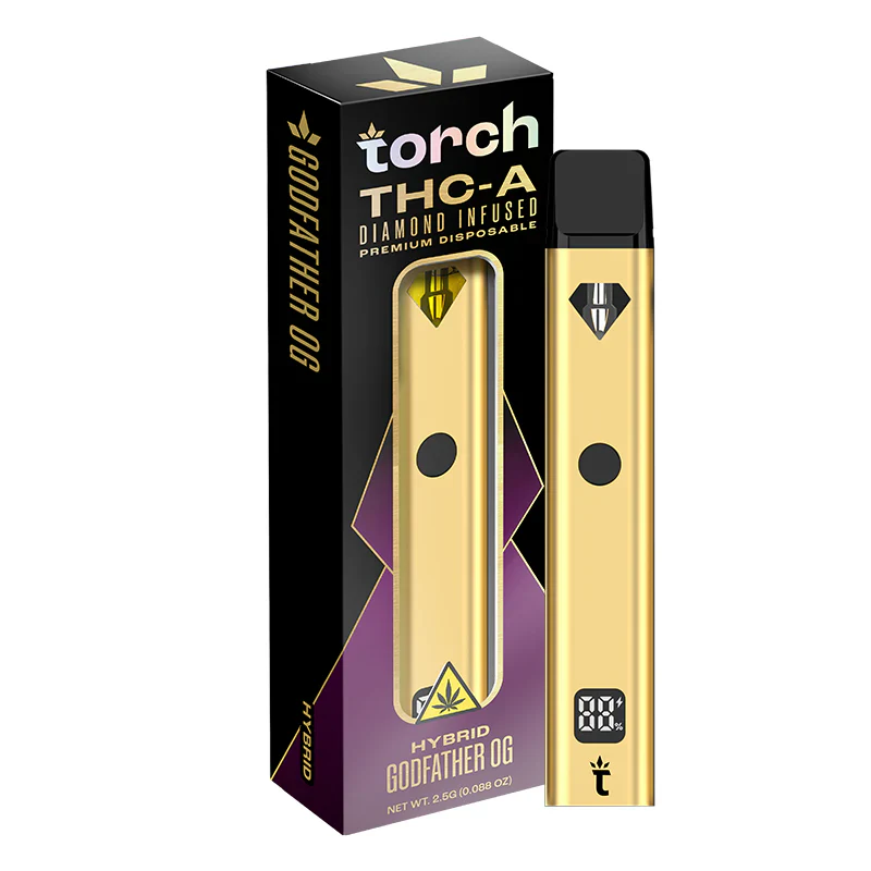 TORCH : THC-A DIAMOND INFUSED PREMIUM DISPOSABLE - 2.5G - Image 3